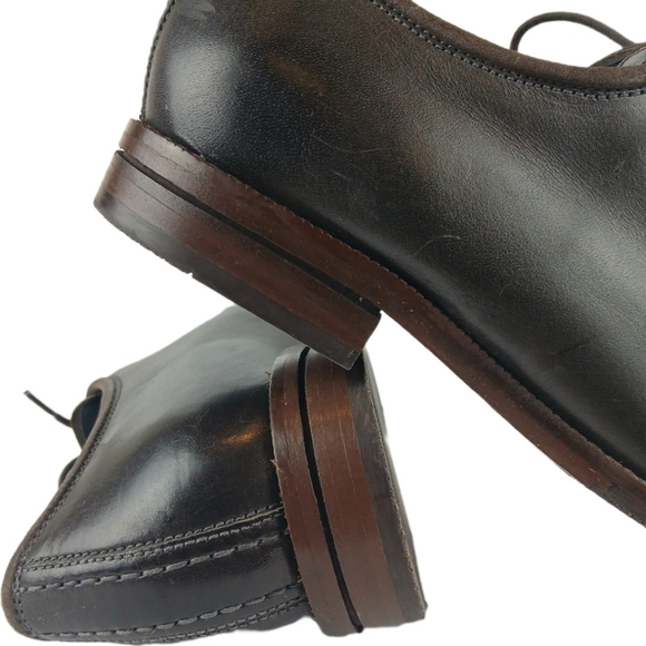 Cole Haan Warner Grand 360 8.5 Blue Brown Mens Postman Oxford Leather Lace Up - Picture 5 of 15